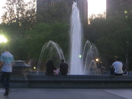 fountain washington square park