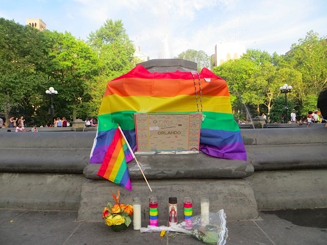 washington square park fountain remembering orlando shooting victims new york city