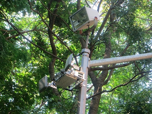 surveillance cameras washington square park