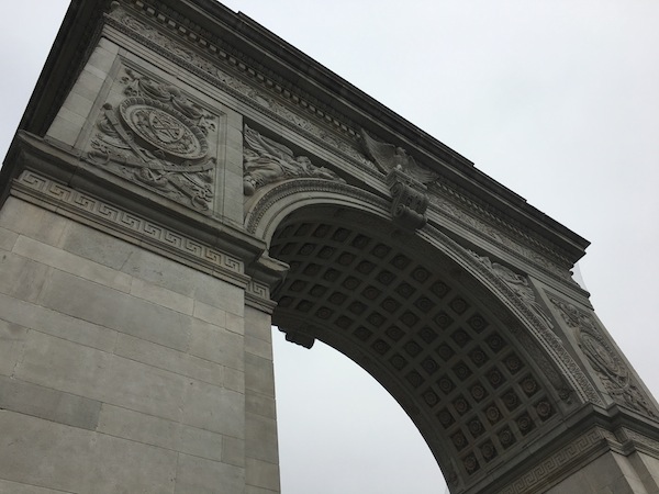 Washington Square Park Arch Close Up