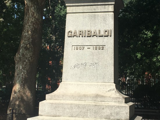 Garibaldi Statue Washington Square Park