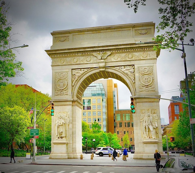 Washington Square Park During Coronavirus Arch NYC