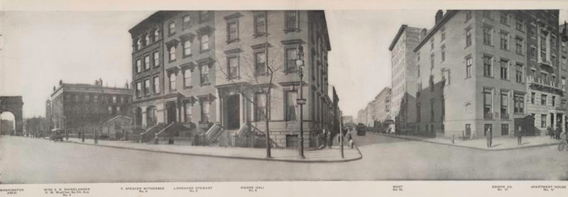 Fifth Avenue West 8th Street to Washington Square Park Greenwich Village 1911
